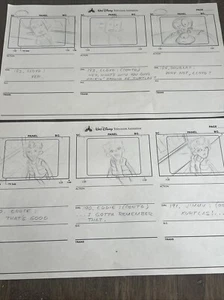 Original Disney Lloyd In Space Pencil Storyboard Art Sketch Craig Kemplin RARE - Picture 1 of 7
