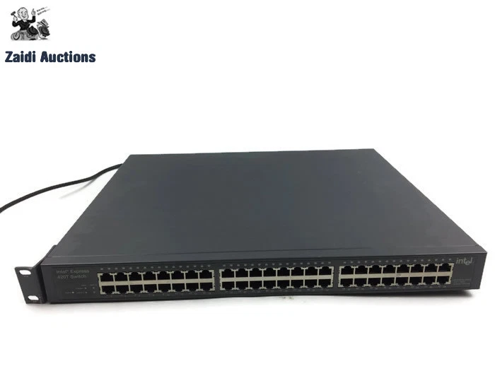 Intel Express 420T 10/100 Standalone Managed Ethernet Switch 48 Ports AS IS  - Image 1 of 4