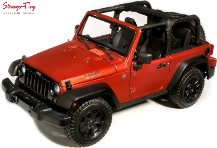 Maisto Jeep Wrangler Open Top 2014 - Copper 1/18 Scale — 第 1/1 张图片