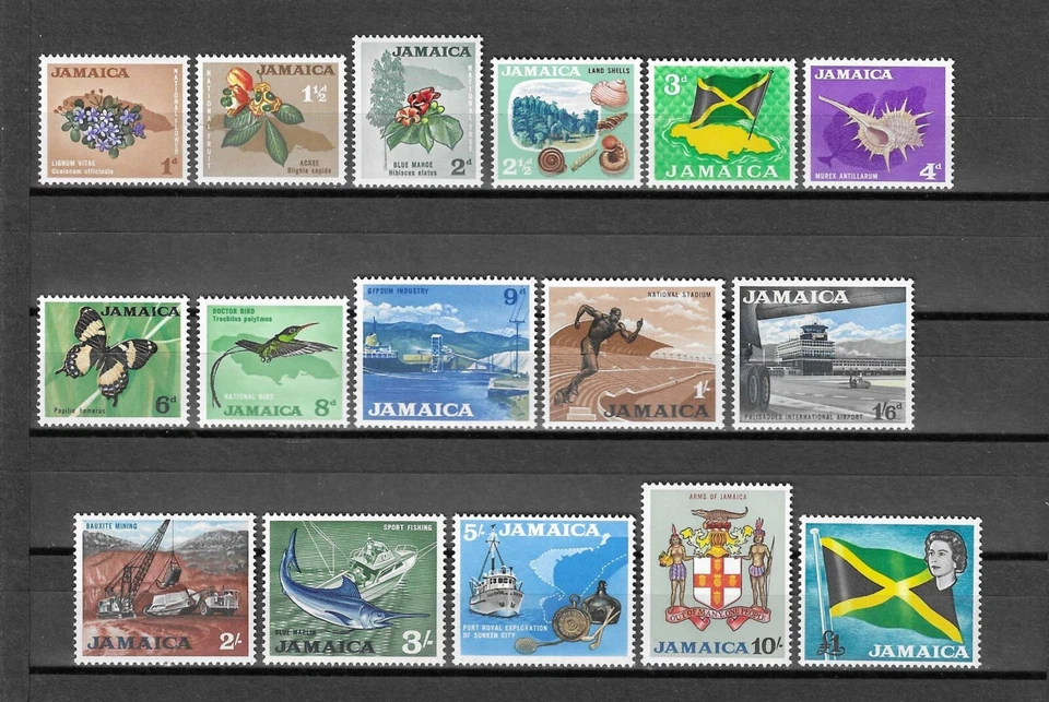 JAMAICA 1964/68 SG 217/232 MNH Foto 1 de 1