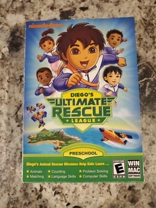 CD de software informático preescolar Nickelodeon Diego's Ultimate Rescue League - Imagen 1 de 4