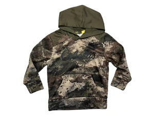 CABELA'S Brown Warm CAMO OUTDOOR HOODIE Hunting Fishing Hike Gear Kid YOUTH S - Picture 1 of 5