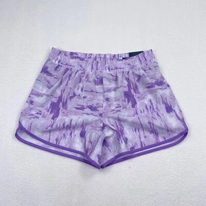 DSG Youth Girls Stride Lined Athletic Workout Shorts Size XL Purple Print - Picture 1 of 9