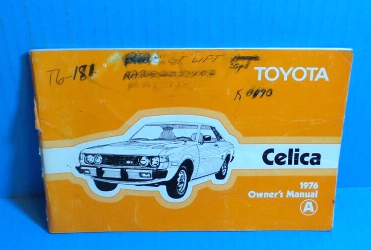 Toyota Celica 76 1976 manual del propietario ORIGINAL Foto 1 de 1