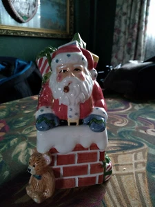 PORTMEIRION STUDIO A CHRISTMAS STORY SANTA SALT & PEPPER SET CRUET SET NEW NB - Picture 1 of 8