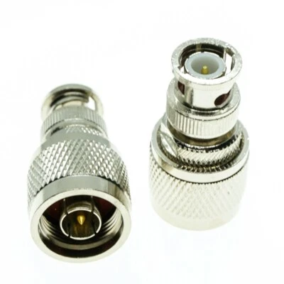 1pcs N Type Male Plug to BNC Male Jack RF Coaxial Adapter Connector Adapter - Image 1 of 2