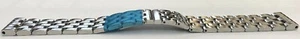 18mm XEMEX Cinturino Acciaio Inox Massiccio Swiss Made con Chiusura Pieghevole - Picture 1 of 4