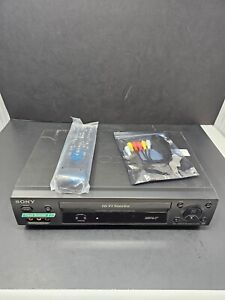 Sony SLV-N500 VCR 4 Head Hi-Fi Stereo VHS Player Recorder With Remote (Tested)