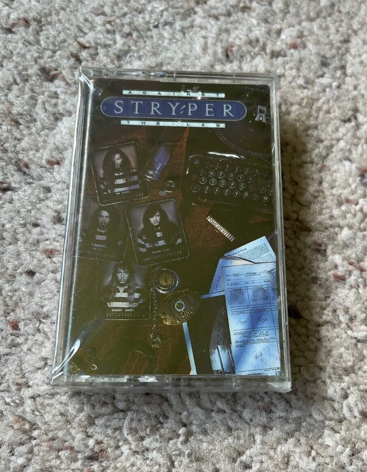 Stryper ~1990 Original Against The law USA Cassette Tape~  Factory Sealed/NEW - Image 1 of 4