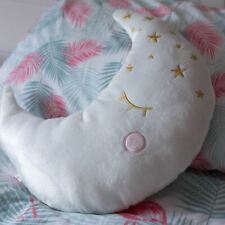White Moon Pillow Cushion | Childrens Sweet Dreams Nursery Bedroom Decoration