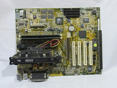 ASUS P2B-VE Rev 1.02 ,Slot 1 ATX Motherboard + PII SL2U6 400/512 CPU, (2) 256mb - Image 1 of 4
