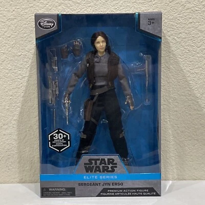 Figura de Acción Premium Star Wars Elite Series Sargento JYN ERSO 10" Disney Nueva Foto 1 de 4