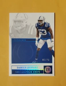 2021 Panini Encased Sapphire 1/25 Darius Leonard #41 SSP First Print 1/1 - Picture 1 of 4