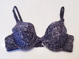 Maidenform BH 34B Schlangenleder Print verstellbarer Träger Rückenverschluss Bügel  - Bild 1 von 11