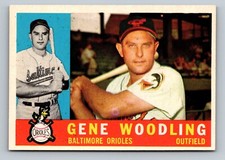 1960 Topps Gene Woodling #190 Baltimore Orioles