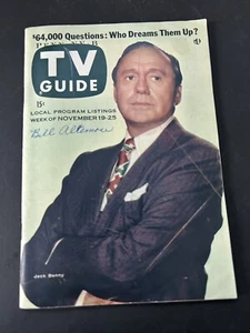 November 19, 1955 TV Guide  Magazine (PEGGY  KING/ROSEMARY  DE CAMP/JACK  BENNY) - Picture 1 of 7