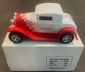 BANCO DE METAL FUNDIDO A PRESIÓN FORD MODELO A CUPÉ PICADO STREET ROD 1:25 JC PENNY - Imagen 1 de 6