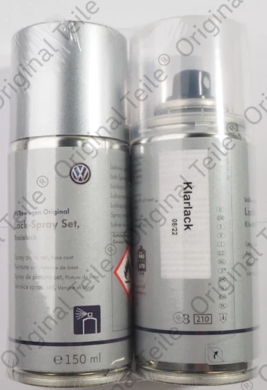 Original VW Audi Lackspray Set LA7W Reflexsilber - metallic Lack Spray Dose A7W - Bild 1 von 1