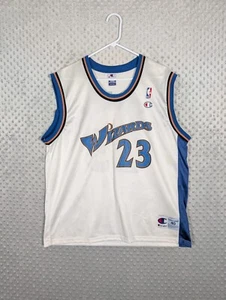 Vintage Michael Jordan Washington Wizards Champion Jersey Men's Medium #23 * - Picture 1 of 13