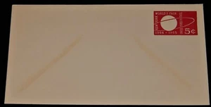 Vintage Cover,1964 UNUSED STAMPED ENVELOPE, 5 Cent Air Mail, NYC World's Fair - Picture 1 of 3