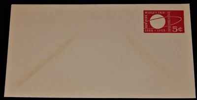 Vintage Cover,1964 UNUSED STAMPED ENVELOPE, 5 Cent Air Mail, NYC World's Fair - Image 1 of 3