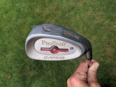 Wilson Pro Staff Oversize 9 Iron Graphite Womens Flex RH 36" Wilson Lamkin Grips - Image 1 of 4