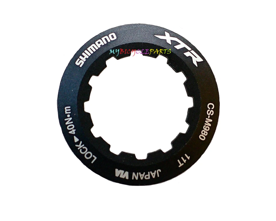SHIMANO Lock Ring for Deore XTR CS-M980 Cassette, 11T, Black, Lockring & Spacer - Image 1 of 1