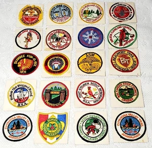 20 Parches Camporee Fun-O-Ree Vintage Boy Scouts of America 1960-1971 BSA - Imagen 1 de 10