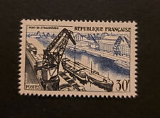 France  neufs 1956 N**   YV N° 1080 réalisations techniques port de Strasbourg