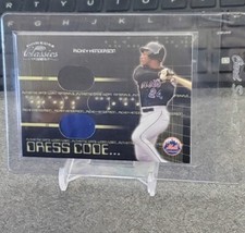 2003 Donruss Classics Dress Code Rickey Henderson Mets /250 Game Worn Dual patch