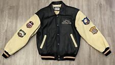 2001 Walt Disney World Leather Jacket w/Patches (MGM Studios) Size Small S
