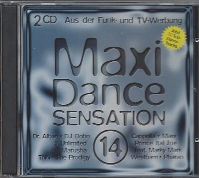 MAXI DANCE SENSATION 14 * 2CD COMPILATION 1994 * VARIOUS ARTISTS * - Bild 1 von 2