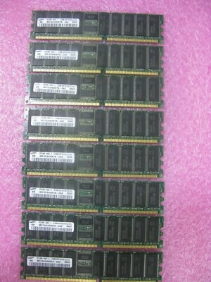 Lot 4 of Sun X7703A 1GB kit (2 * 512MB) 370-7670  PC2100R ECC for V240 Samsung - Image 1 of 3