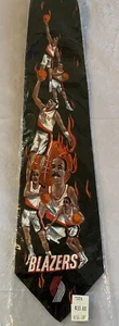 Vtg Portland Trailblazers Neck Tie Limited Edition WIN LOSE TIE 100% Silk NEW - Picture 1 of 7