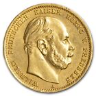 1875-A Cesarstwo Niemieckie Prusy Złoto Wilhelm I 10 marek BU