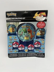 Pokemon Core Nintendo Video Game Birthday Party Centerpiece Table Decorating Kit - Picture 1 of 3