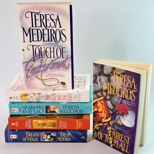 Fairest Of Them All Teresa Medeiros 6 PB Historical Romance Novels Love Sexy - Picture 1 of 20