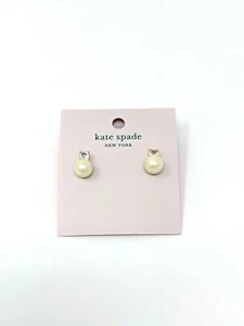 Kate spade Cream Multi white studs earrings O0RU2887 with Dust Bag - Picture 1 of 4