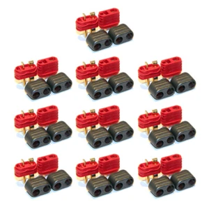 10 Pairs Amass T Plug Connectors Dean Style Cover for RC Battery ESC Motor - Picture 1 of 9