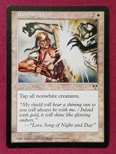 Magic The Gathering MIRAGE BLINDING LIGHT single white card MTG