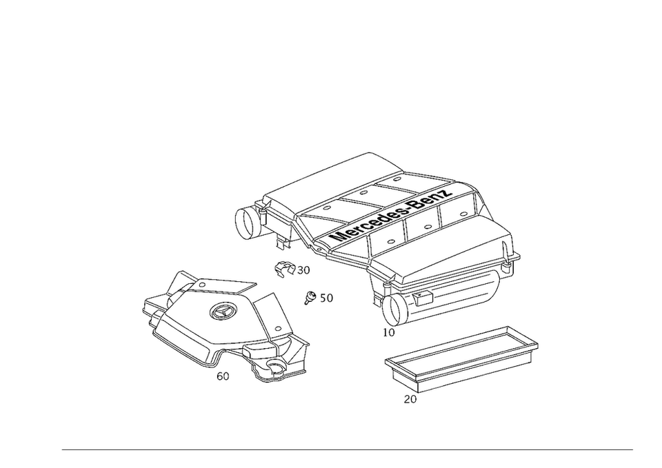 Elemento de filtro original Mercedes-Benz Starpart 273-094-04-95 Foto 1 de 1