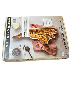 Neu Lerche zu Hause North Carolina Form Back- & Servierplatte weiß Küche - Bild 1 von 6