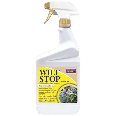 Bonide Wilt Stop, 40 oz Ready-to-Use Spray Anti-Transpirant Plant Protector,... - Image 1 of 4