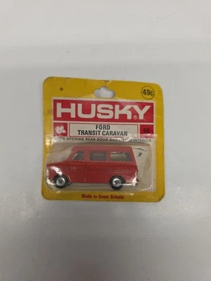 Caravana Husky 40 Ford Transit, original, muy rara, todavía sellada, no corgi Foto 1 de 4