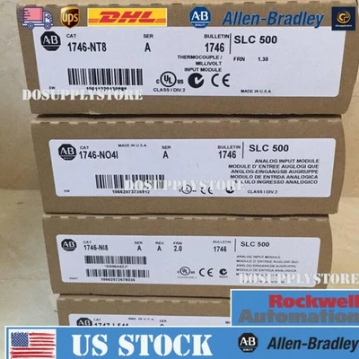 1746-NT8 New Allen-Bradley SLC 500 Thermocouple Input Module US Free Tax - Image 1 of 4
