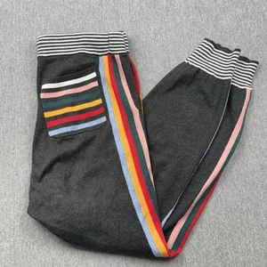 Faherty Swell Jogger Pant Gray Womens Sz Small Cotton/Cashmere Rainbow Stripe - Picture 1 of 13