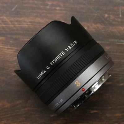 Panasonic LUMIX G FISHEYE 8mm F3.5 H-F008 [Near Mint] #6560 - Image 1 of 4