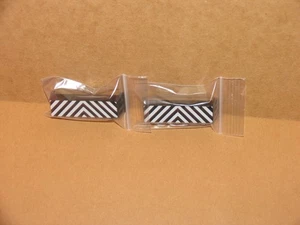 2 X Lionel Trains Black Fire Car Bumper with White Stripes 8379-33 Unused - Picture 1 of 3