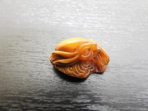 Conejo Netsuke Material Desconocido Ma107 - Imagen 1 de 5