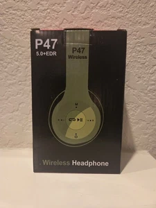 AURICULARES INALÁMBRICOS BLUETOOTH MODELO P47 Cancelación de Ruido con Micrófono - Imagen 1 de 5